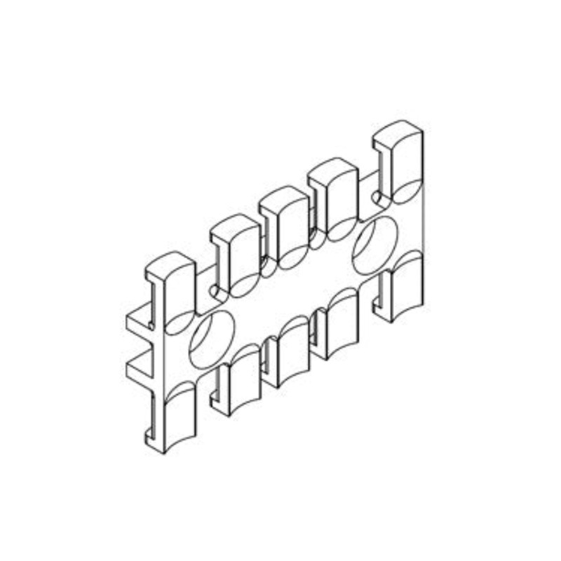 Icotek ZL 70 MS M5: Strain Relief Plate with Brass Bushings – 32362