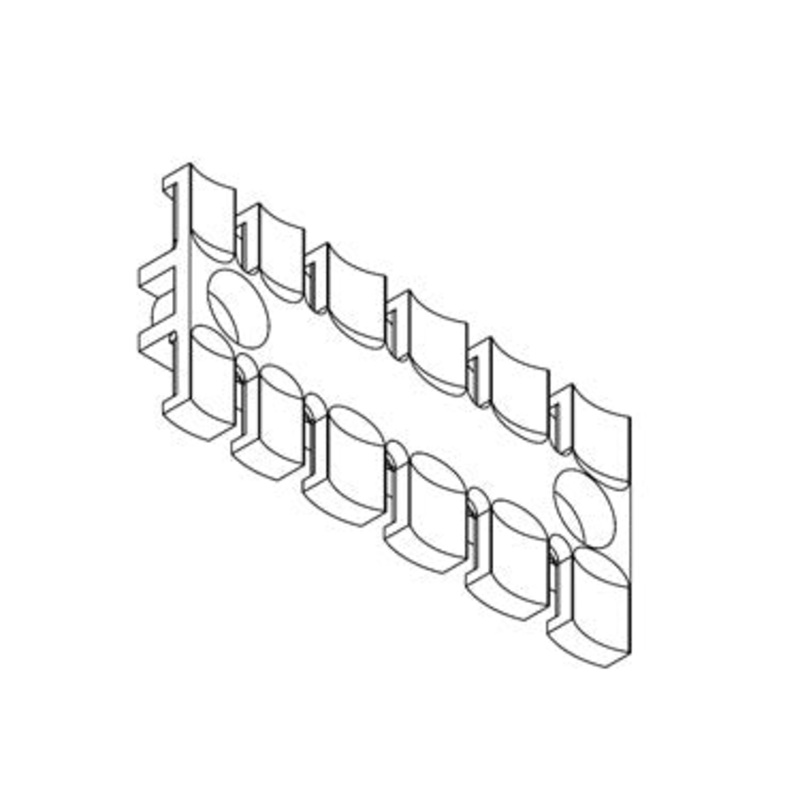 Icotek ZL 87 AB M4: Strain Relief Plate with Aluminum Bushings – 32273