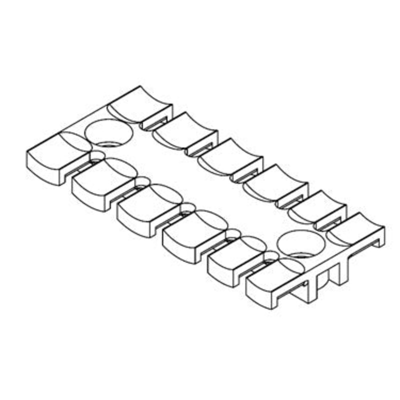 Icotek ZL 87: Strain Relief Plate for Screw Assembly – 32228