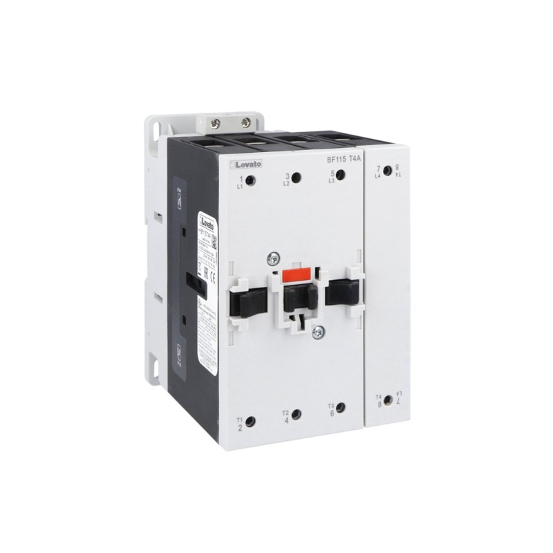 Lovato BF Series: 4 Pole Contactor, IEC – BF115T4A02460