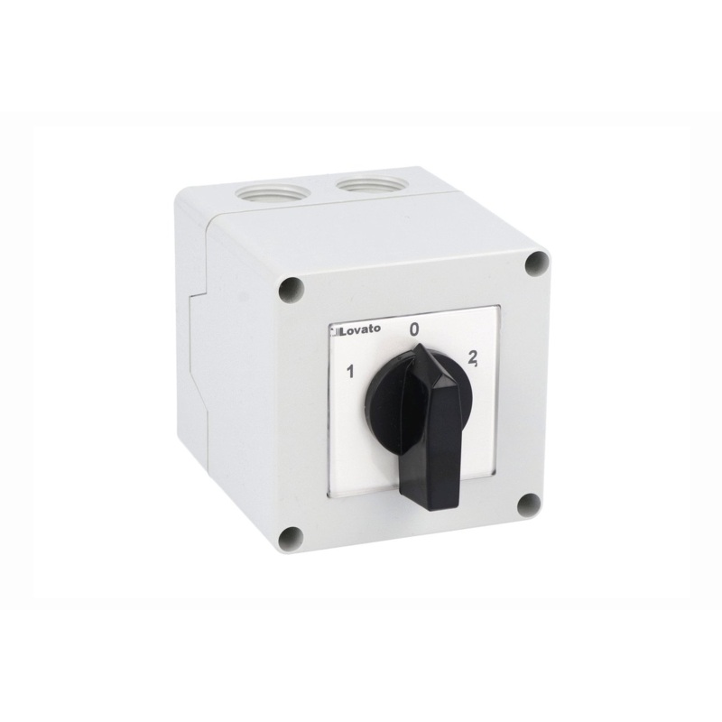 Lovato Electric: Enclosed rotary cam switch 7GN series, 3-phase motor reversing switch 25A – 7GN2511P