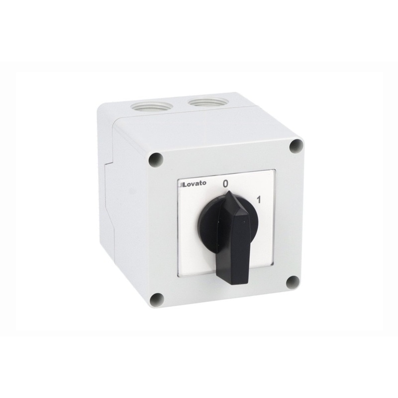 Lovato Electric: Enclosed rotary cam switch 7GN series, ON-OFF switch 3 poles 25A – 7GN2510P