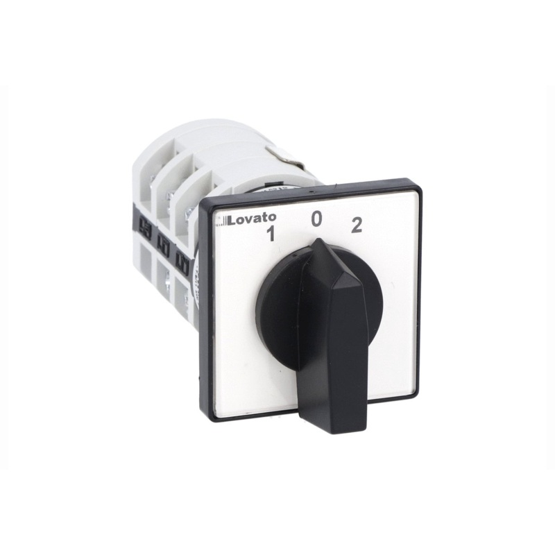 Lovato Electric: Rotary cam switch 7GN series, 3-phase motor reversing switch with spring return 25A – 7GN2526U