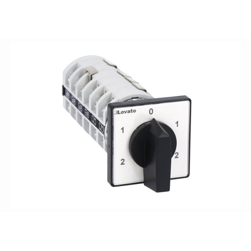 Lovato Electric: Rotary cam switch 7GN series, Dahlander motor 2-speed reversing switch, 25A – 7GN2520U