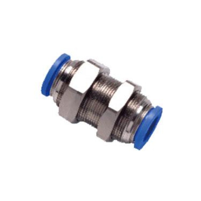 Airtac NPM: Push to Connect Fitting, Bulkhead Union – NPM3/8 (MOQ 10 pcs.)