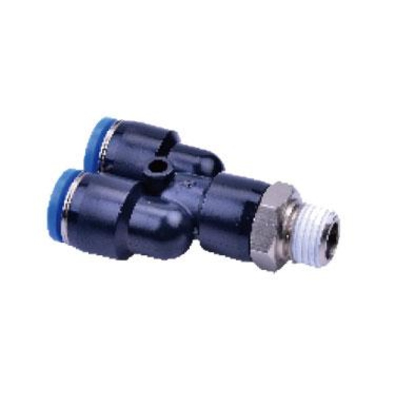 Airtac NPYB: Push to Connect Fitting, Branch Y – NPYB1/2-1/4 (MOQ 10 pcs.)
