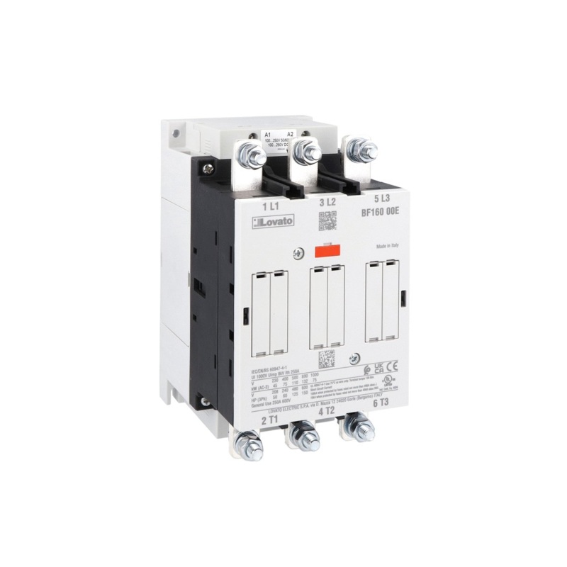 Lovato BF Series: 3 Pole Contactor, IEC – BF16000E230
