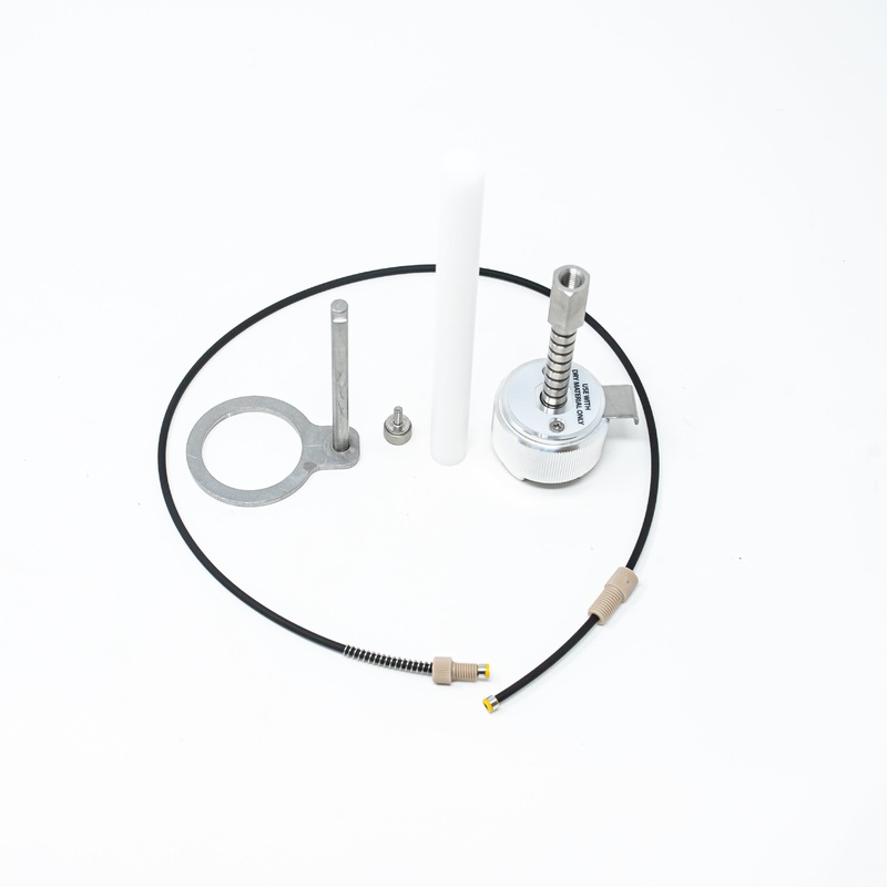 Adjustable Solid Load Cartridge Cap (SLCC) for 2.5 and 5 Gram Universal Sample Load Cartridges