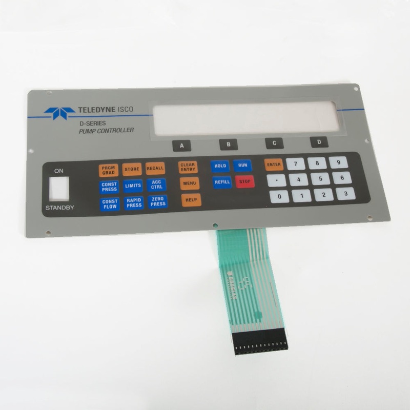 Control Panel Label for D-Series Pump Controller