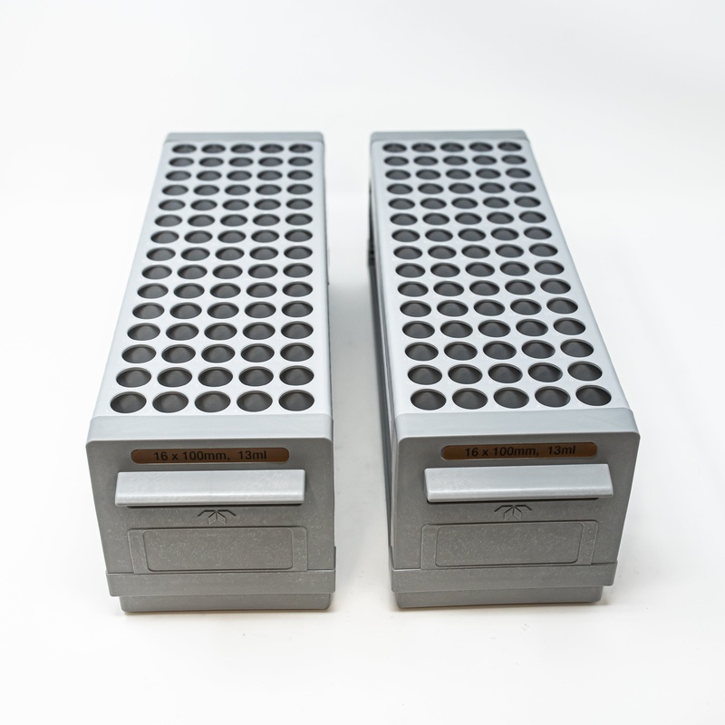 Set of 2 Collection Racks, 16 x 100 mm (75 Tubes/Rack)