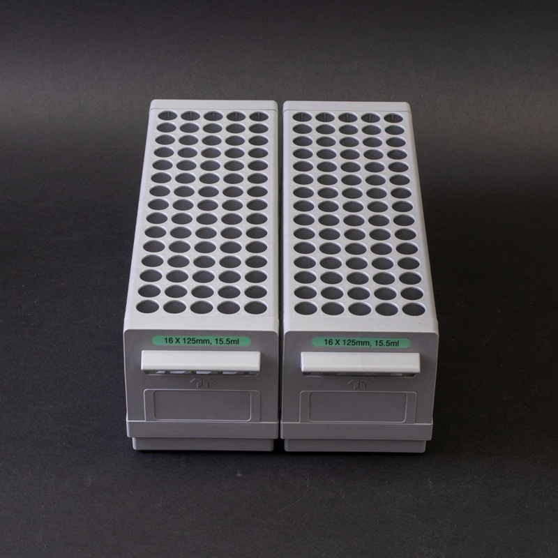 Set of 2 Collection Racks, 16 x 125 mm (75 Tubes/Rack)