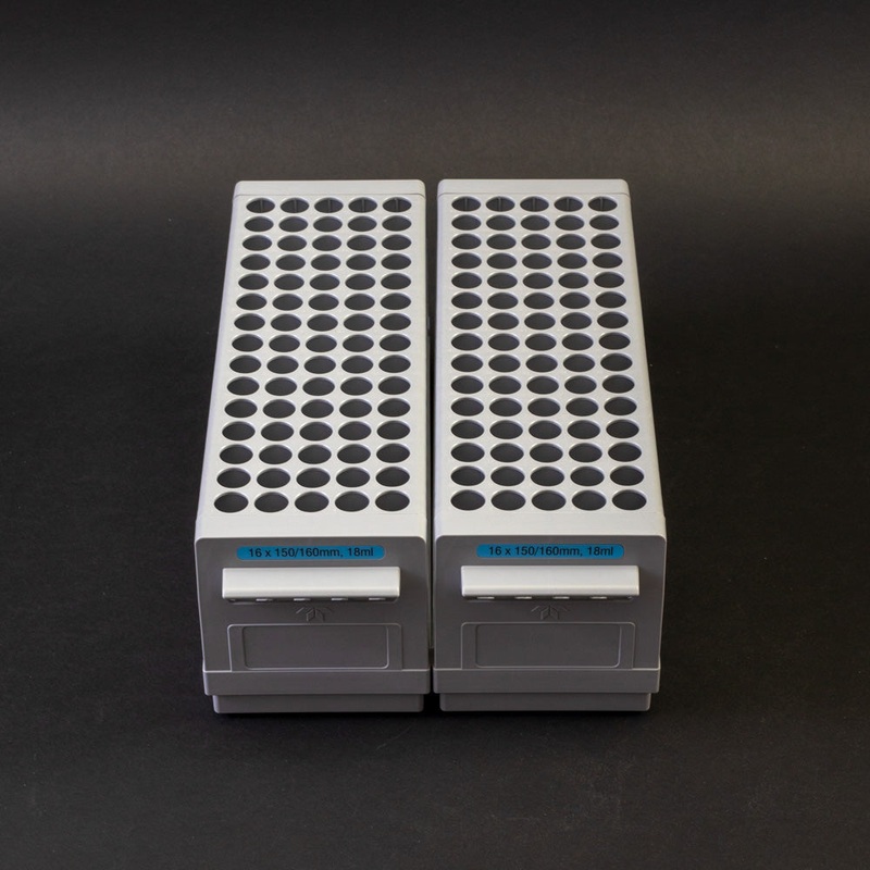 Set of 2 Collection Racks, 16 x 150/160 mm (75 Tubes/Rack)
