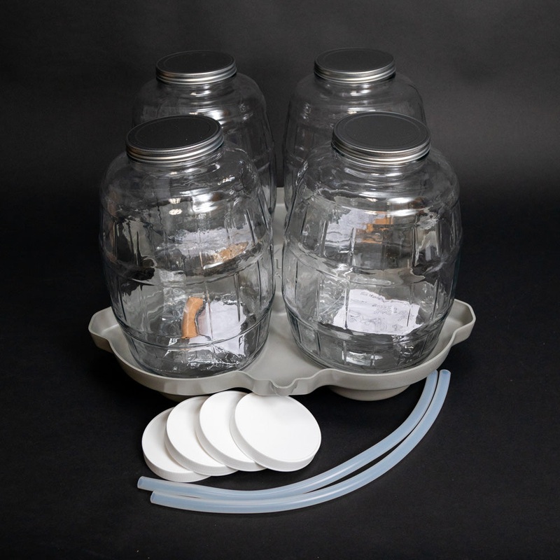Bottle Configuration for 4700 / 5800 Refrigerated Sampler (4 Glass 2.5 Gallon)