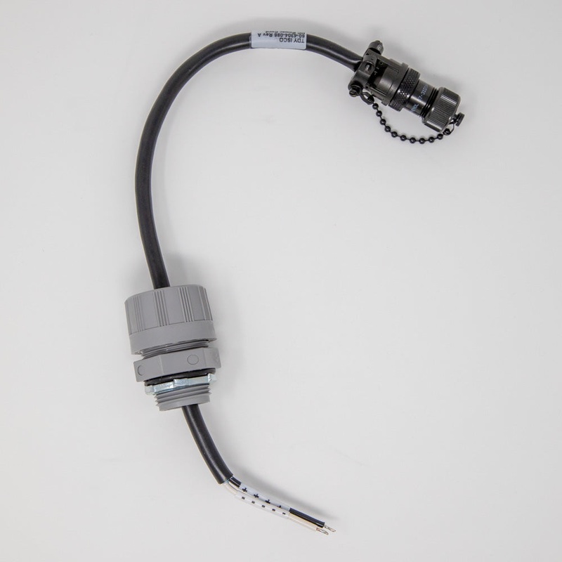 DC Power Cable With Cord Grip Fitting (1 Ft.)