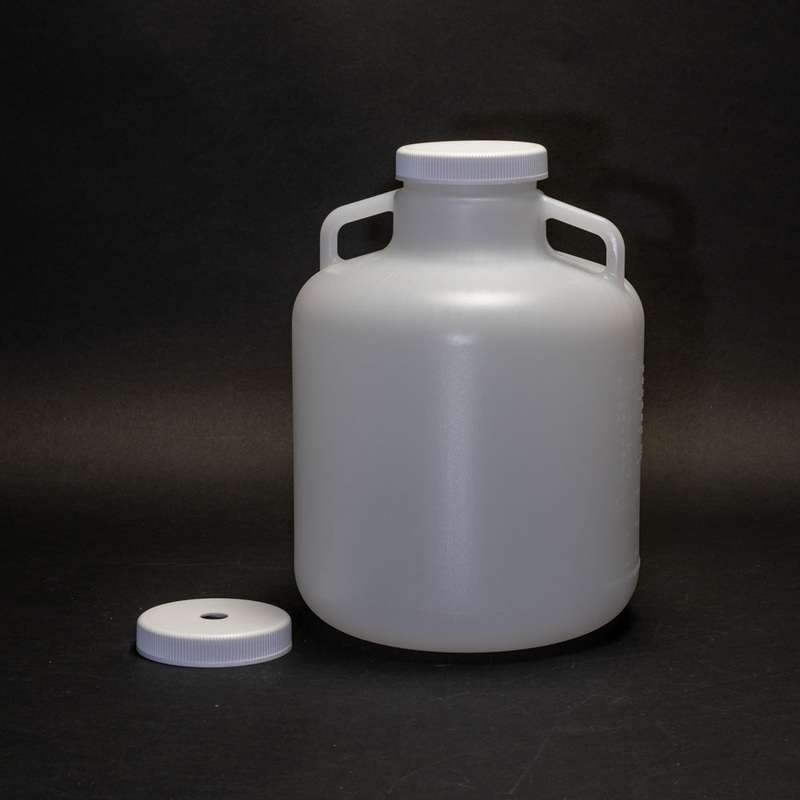 Polyethylene Bottle with Two Caps (Round 2.5 Gallon)