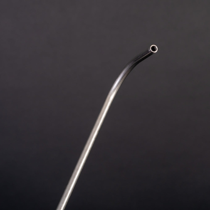 Stainless Steel Bubble Tube for 1/8 Inch I.D. Vinyl Bubble Line (4 Ft.)