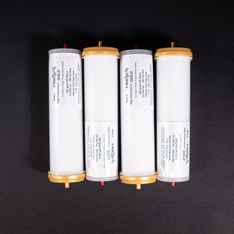 RediSep Gold Silica Gel Disposable Flash Columns (220 Gram) – Package of 4