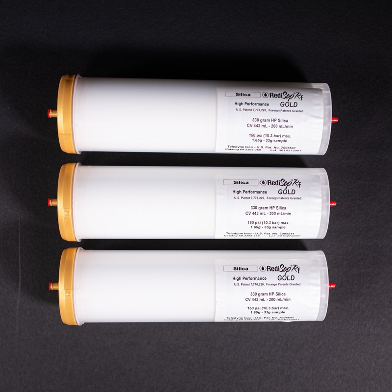RediSep Gold Silica Gel Disposable Flash Columns (330 Gram) – Package of 3