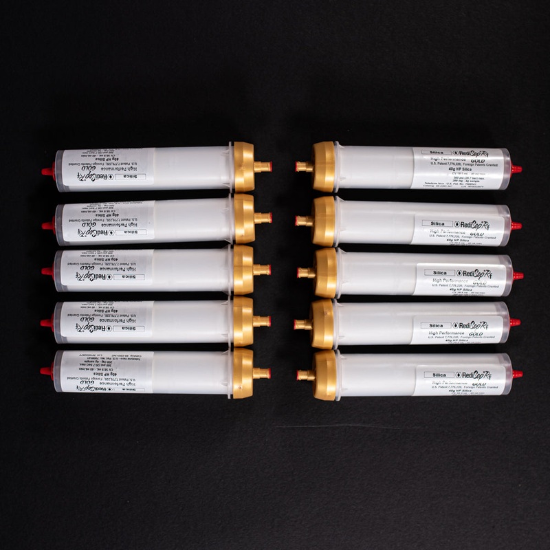 RediSep Gold Silica Gel Disposable Flash Columns (40 Gram) – Package of 10