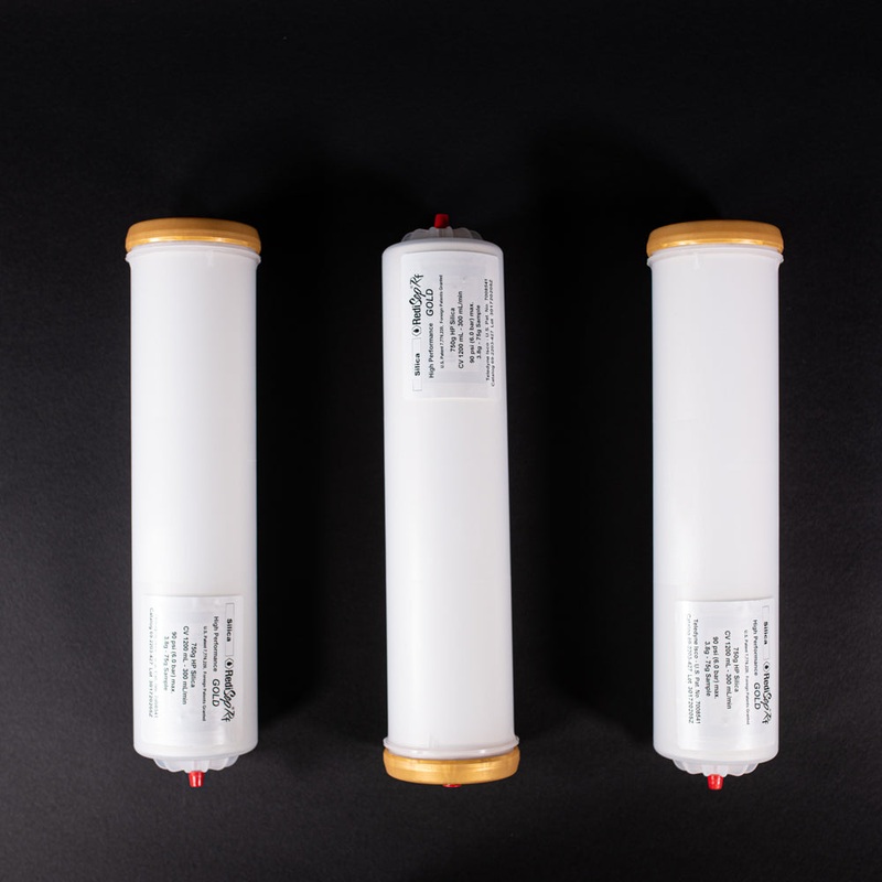 RediSep Gold Silica Gel Disposable Flash Columns (750 Gram) – Package of 3