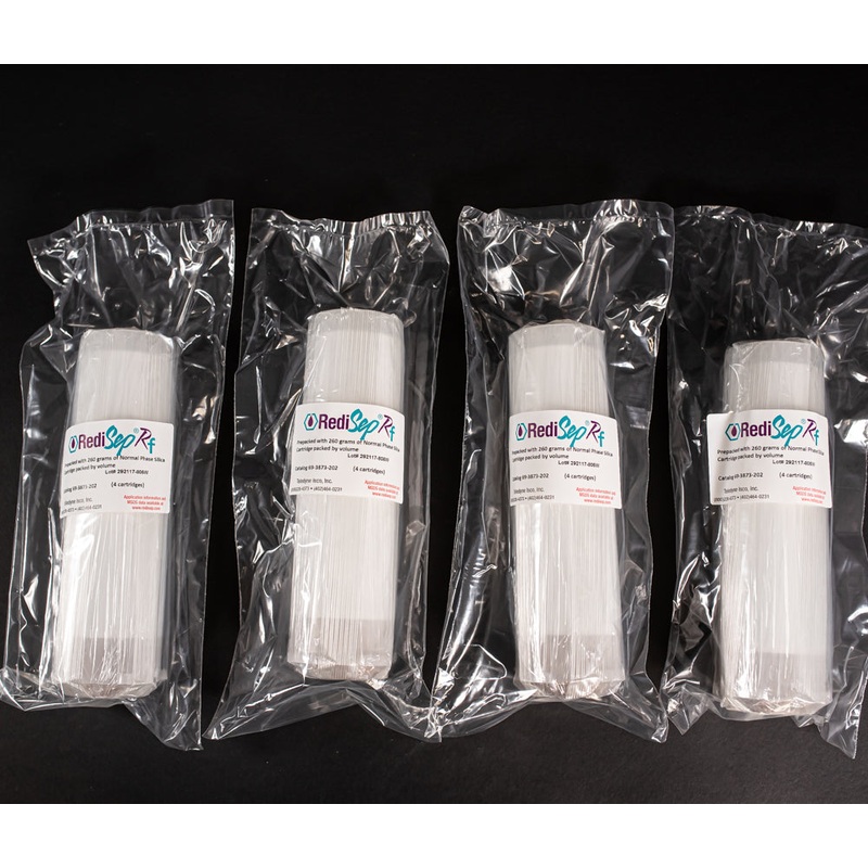 RediSep Prepacked Silica Gel Disposable Sample Load Cartridges (260 Gram) – Package of 4
