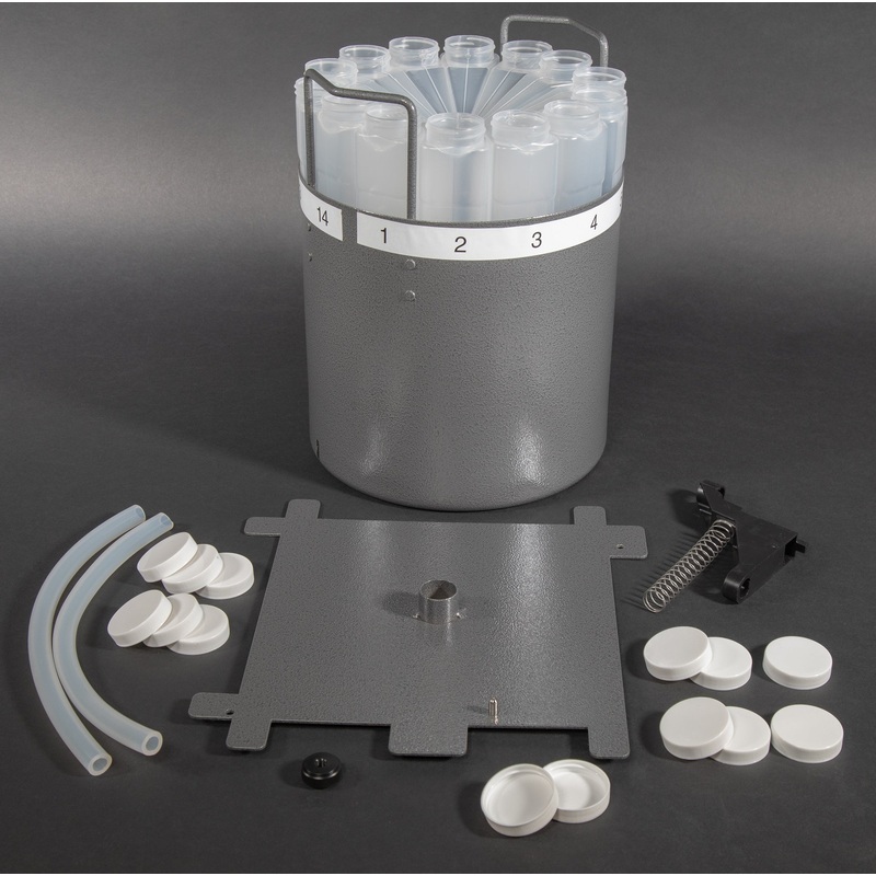Bottle Configuration for BLZZRD Portable Refrigerated Sampler (14 Polypropylene 1 Liter)