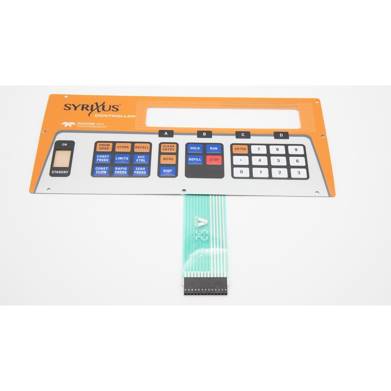 Control Panel Label for SyriXus Pump Controller
