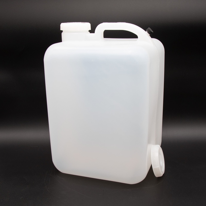 Polyethylene Bottle with Two Caps (Square 5.3 Gallon)