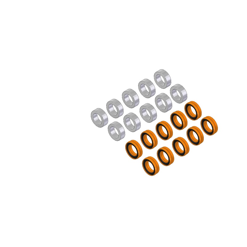 Standard Seal with Fluoropolymer Energizer (40 mL Hastelloy) – Package of 10