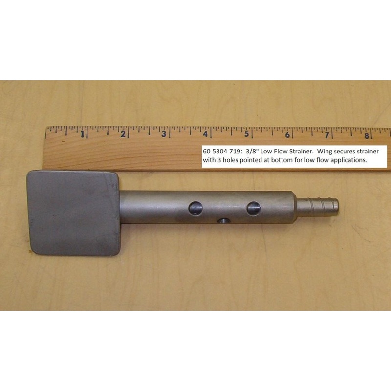 Ultra Low Flow Stainless Steel Strainer (3/8 Inch I.D.)