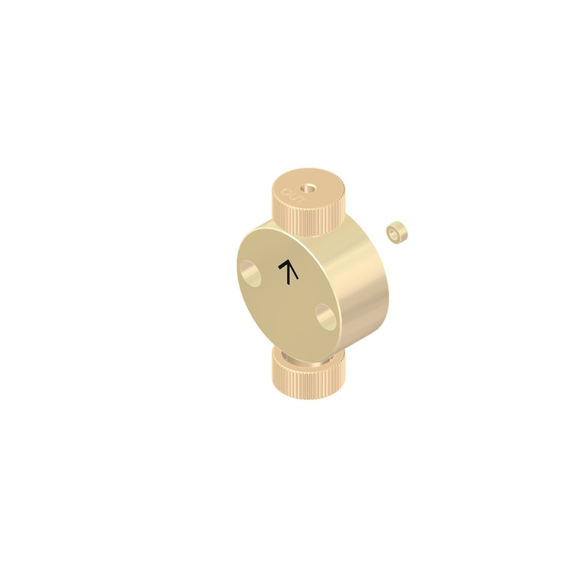 Head Kit For 0.088 Inch O.D. Piston – PEEK; Standard Seal (FP); Inlet 1/8 Inch O.D.; Outlet 1/16 Inch O.D.; Double Capsules