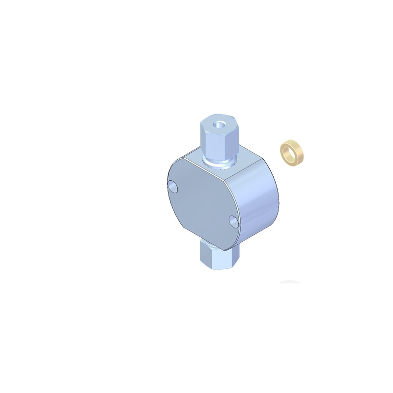 Head Kit For M1 Class 0.250 Inch O.D. Piston – Stainless Steel; Standard Seal (SS); Inlet 1/8 Inch O.D.; Outlet 1/16 Inch O.D.; Double Capsules