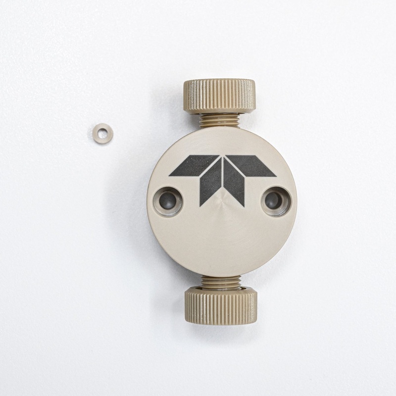 Head Kit for ReaXus with 0.125 Inch O.D. Piston – PEEK; Standard Seal (FP); Inlet 1/8 Inch; Outlet 1/8 or 1/16 Inch