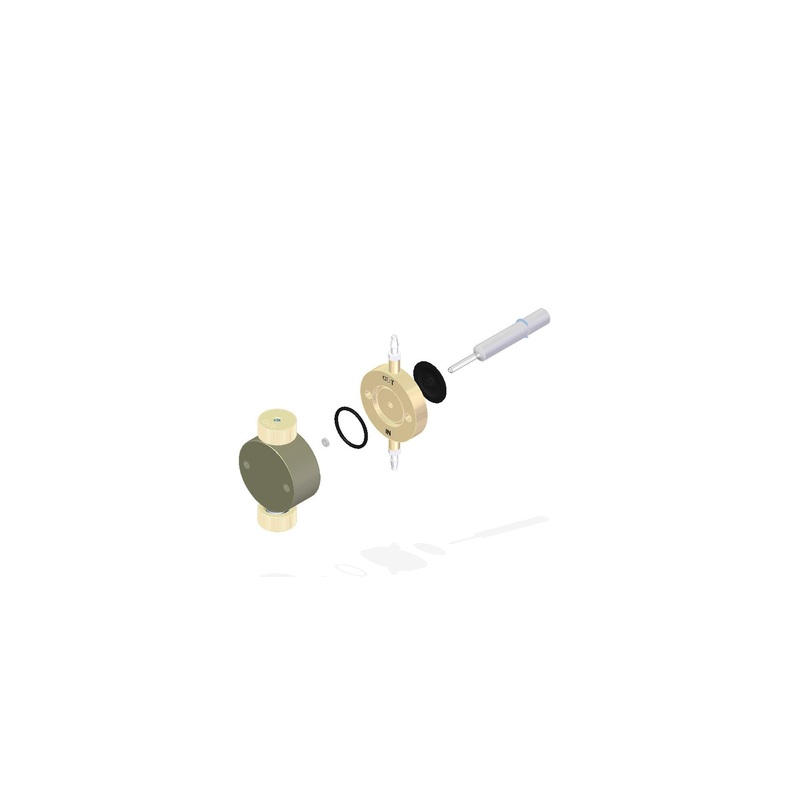 PEEK Head and Self-Flush Kit for Series 1 Pumps (10 mL – 1/8 Inch Inlet / Outlet)