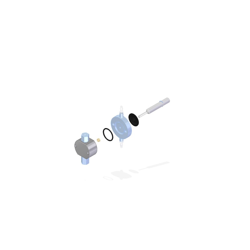 Stainless Steel Organic Head and Self-Flush Kit for Series 1 Pumps (10 mL)