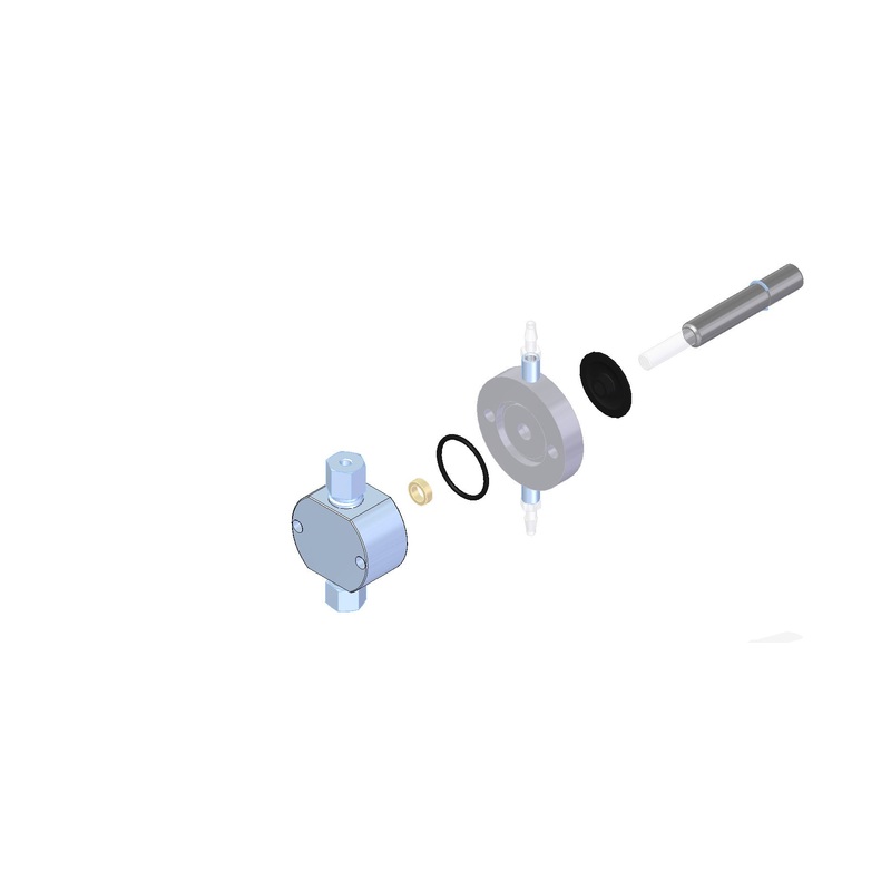 Stainless Steel Organic Head and Self-Flush Kit for Series 1 Pumps (40 mL)