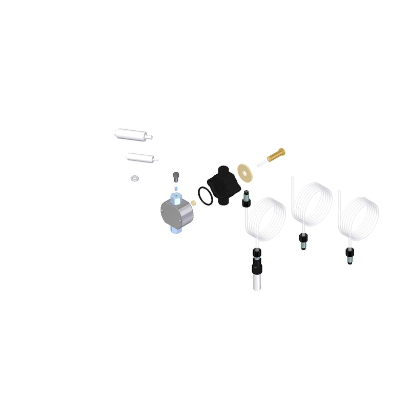 Stainless Steel Organic Head and Self-Flush Kit for Series 3 Pumps (10 mL)