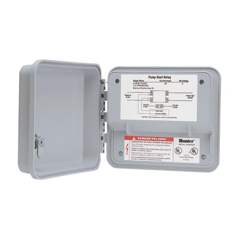 Hunter – PSR-53 – Triple Pole/Single Throw Pump Start Relay, 7.5 HP