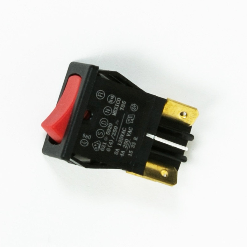 Rocker Switch, DPDT, 4.00 Amp, 250 VAC (See Description for Model Compatibility)