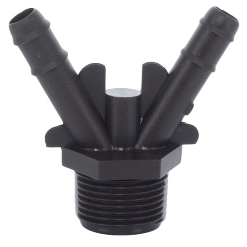 Netafim – T122W075MA – 12mm ‘V’ 2-Way Insert x 3/4 MPT