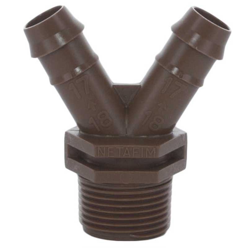 Netafim – TL2W075MA – Netafim V 2-Way Adapt-3/4 MPT