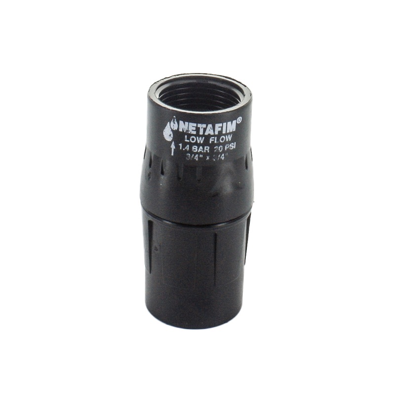 Netafim – PRV075LF15V2K – 3/4 in, Low Flow, 15psi Pressure Regulator