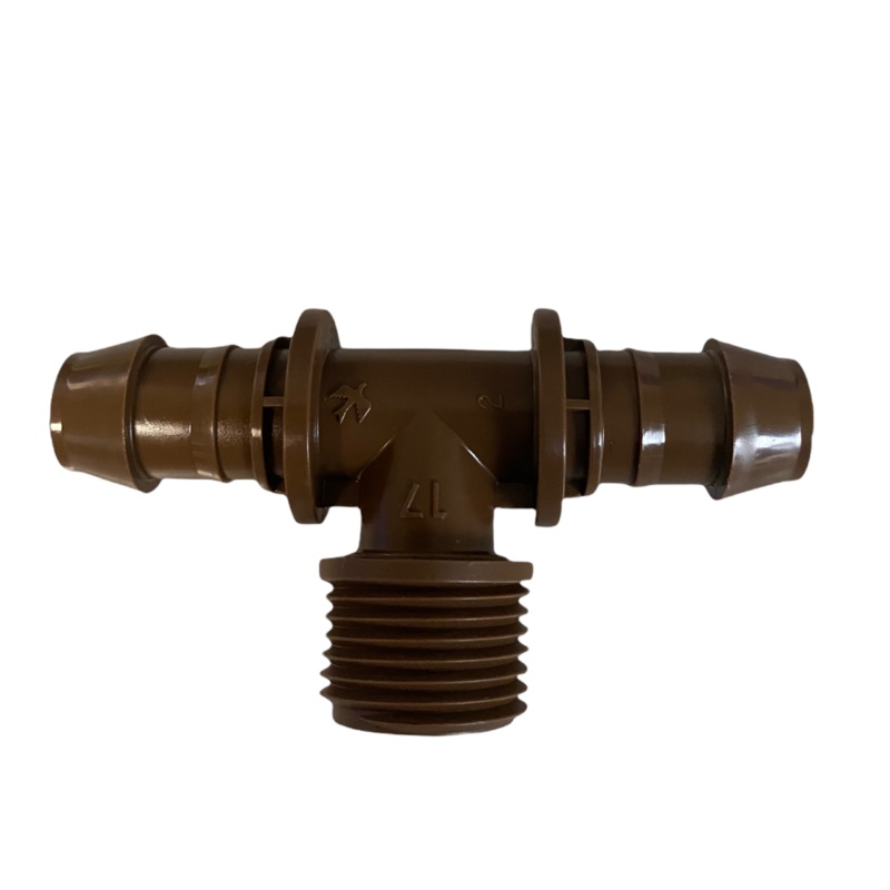 Rain Bird – XFFTMA050 – XFF Tee Male Adapter – 17mm x 17 mm x 1/2 in. MPT