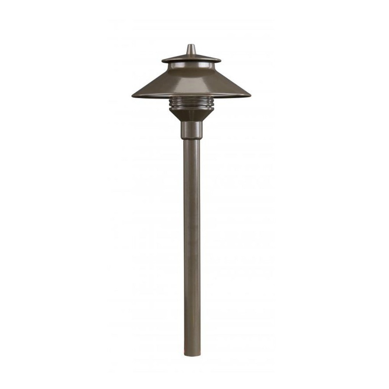 FX Luminaire – PLLED20W12RBZ – PL Path Light 12 Riser Aluminum Bronze Finish 1.6W 2700K LED