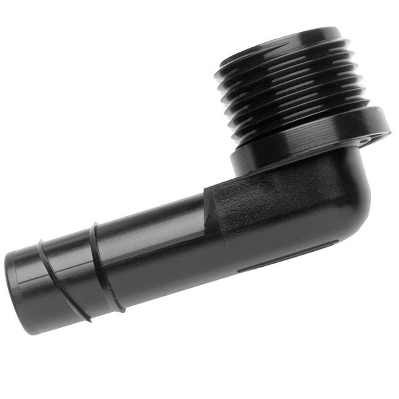 Hunter – HSBE-050 – 1/2 Male Thread X Insert Poly Barb Elbow Hunter