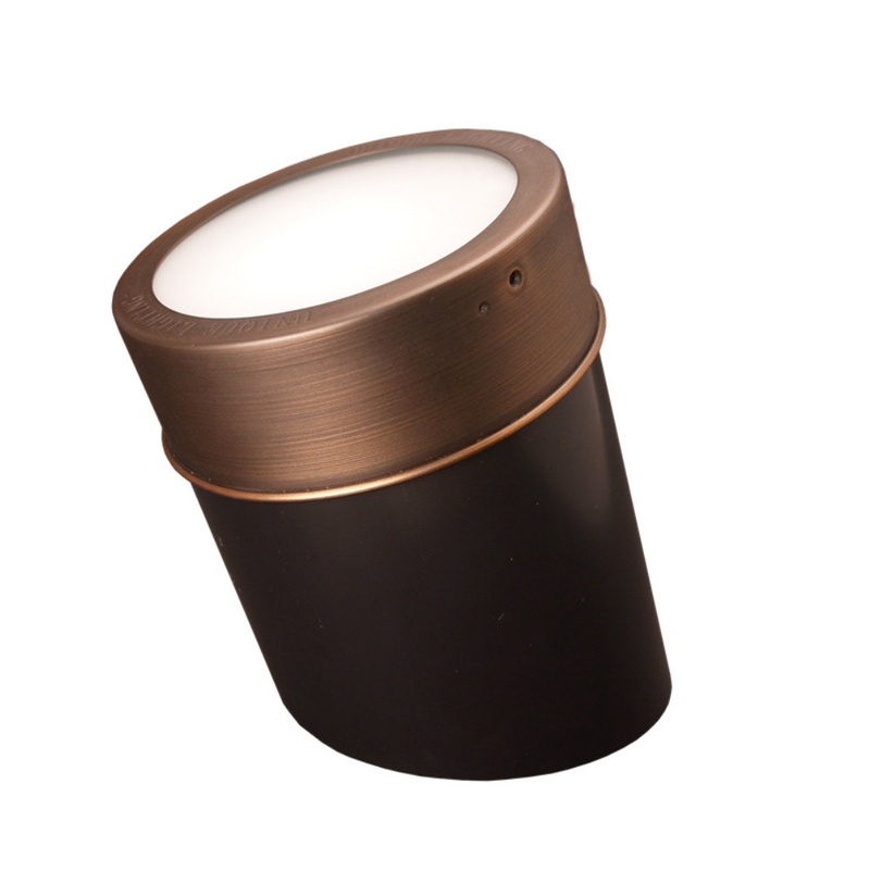 Unique – APOL-12-L727 – Apollo Well Light Composite Housing Weathered Brass 7W 2700K LED 25 ft Lead