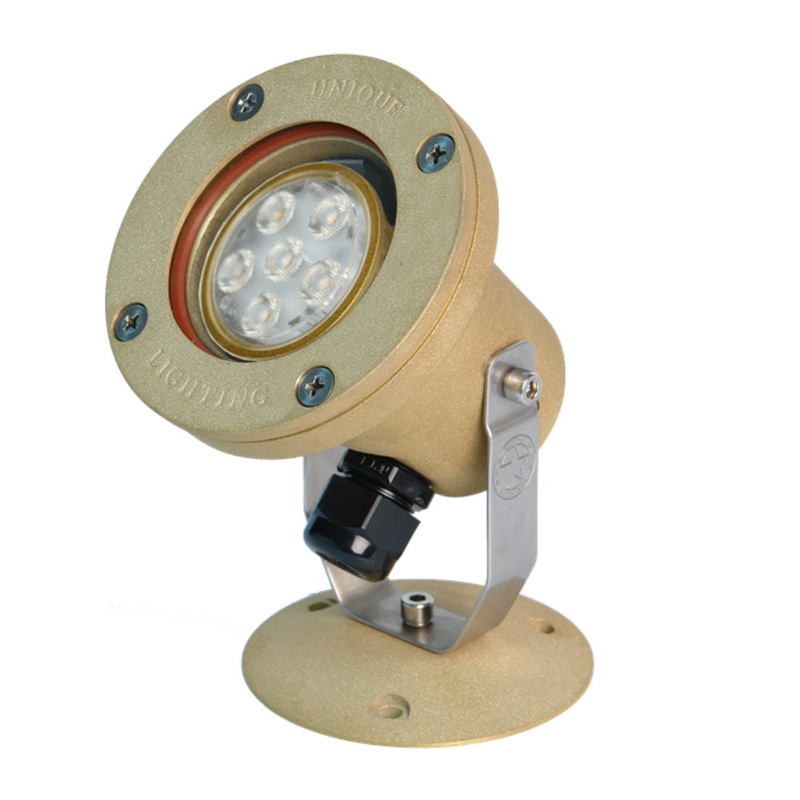 Unique – AT16-12-L427 – Atlantis Water Light Cast Brass Housing Weathered Brass 4W 2700K LED
