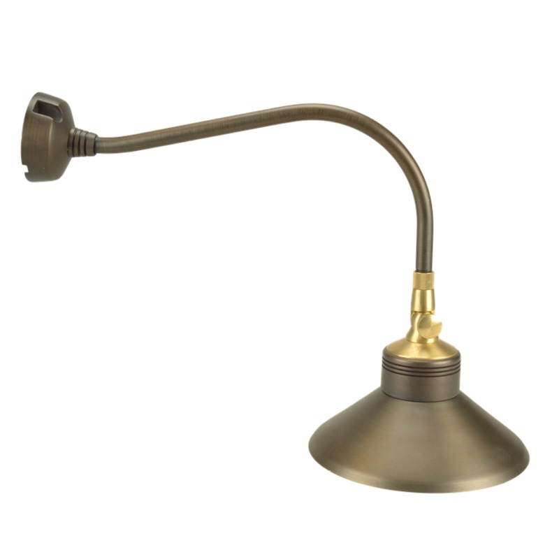 Unique – ENTE-NL – Enterprise Down Light Brass Housing Weathered Brass No Lamp