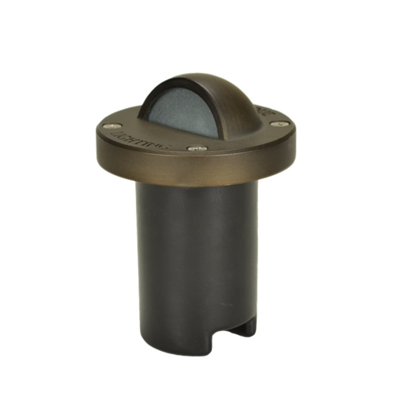Unique – NOVAE-NL – Nova Eyelid In-Ground Light Brass Housing Weathered Brass No Lamp 25 ft Lead