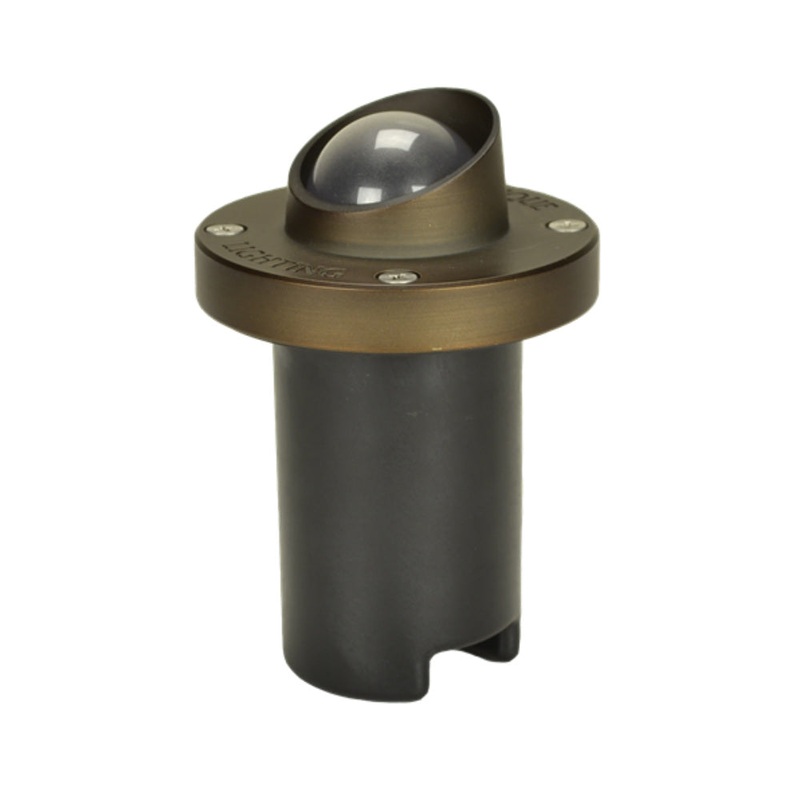 Unique – NOVAS-NL – Nova Shroud In-Ground Light Brass Housing Weathered Brass No Lamp 25 ft Lead